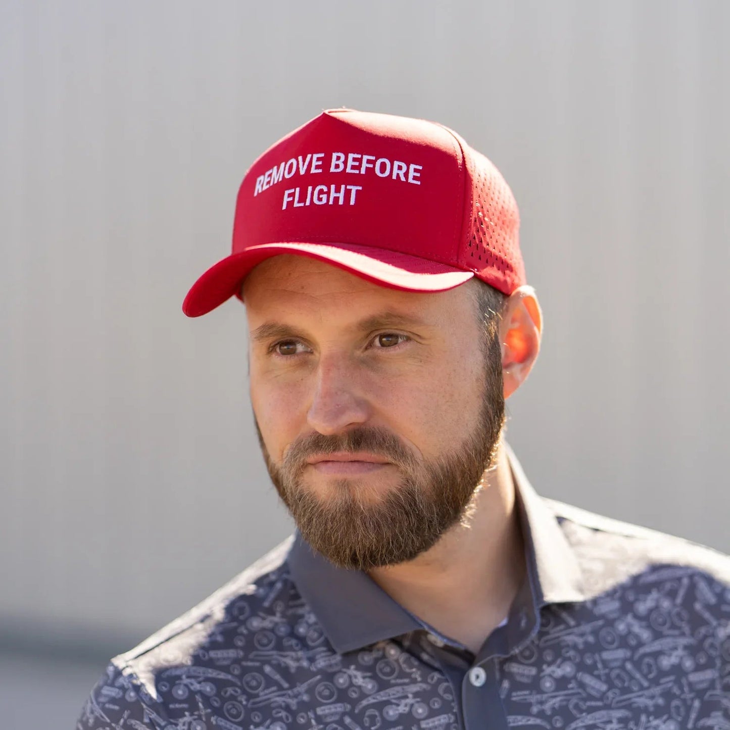 Remove Before Flight Hat