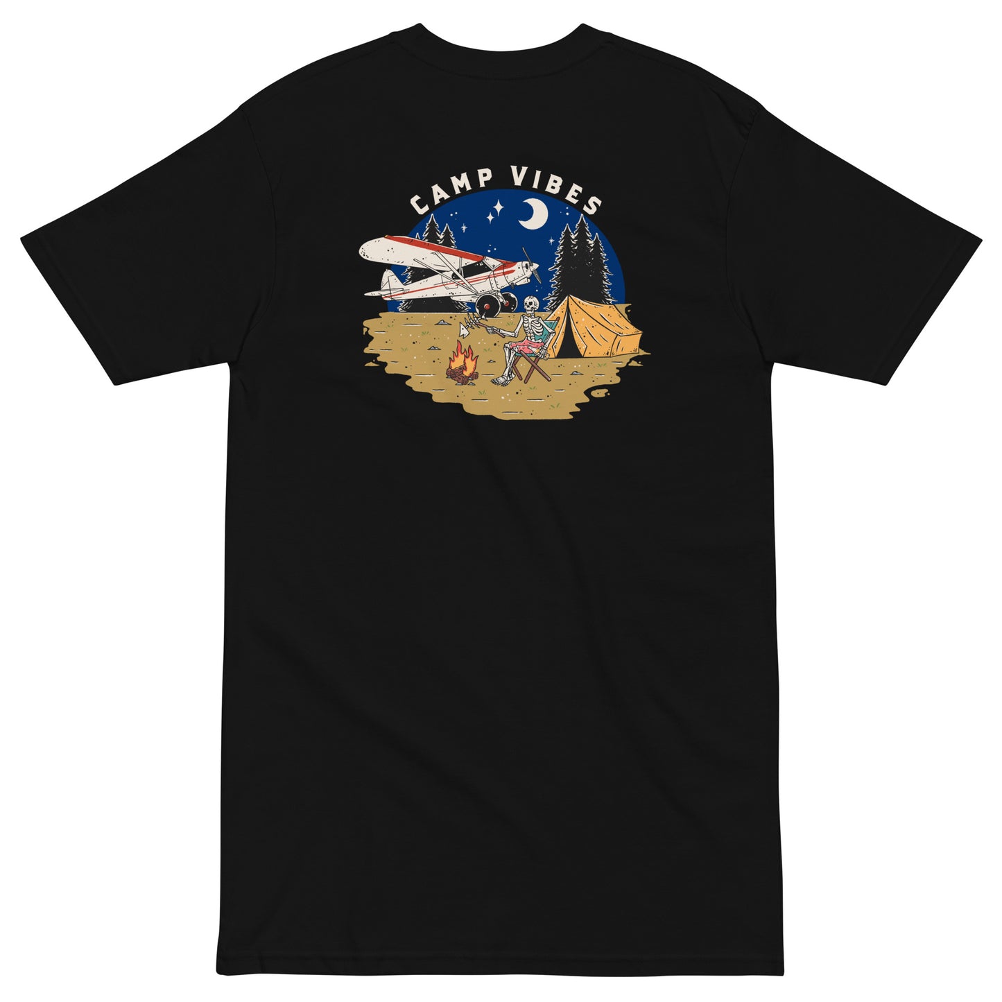 CAMP VIBES - Men’s premium heavyweight tee